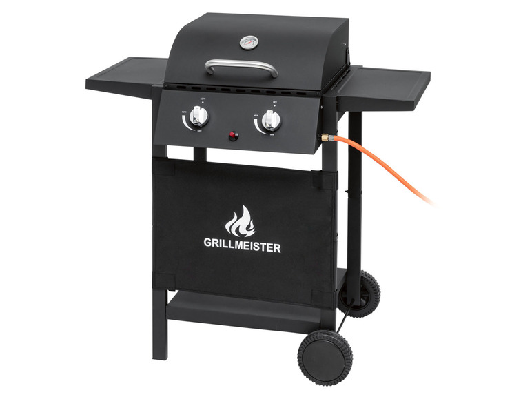 GRILLMEISTER Plynový gril s 2 horákmi GRILLMEISTER