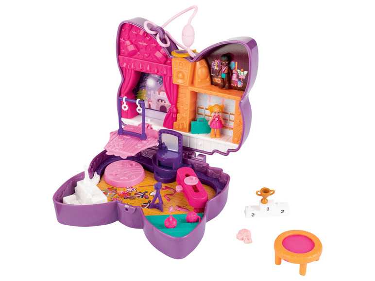 MATTEL Polly Pocket World Truhlička (ligotavá mašľa s pódiom) MATTEL