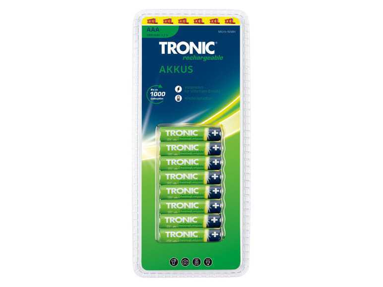 TRONIC Nabíjateľné batérie