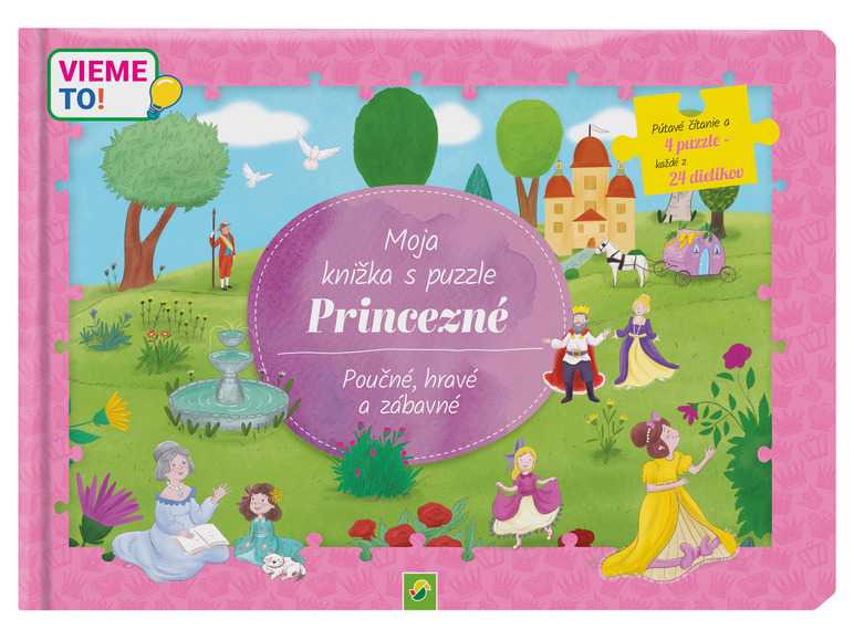 esmara Detská puzzle knižka „Vieme to!“ (Princezné) esmara