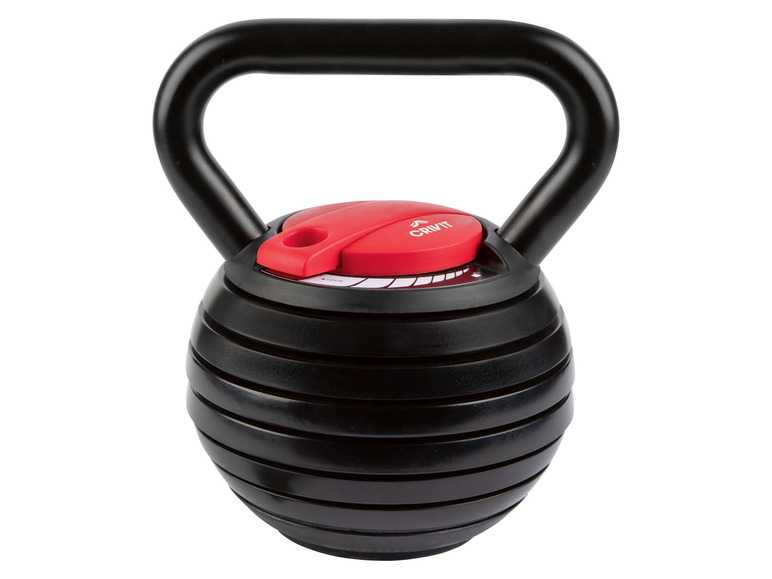 CRIVIT Kettlebell s príslušenstvom