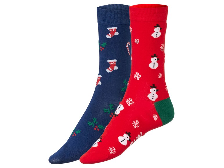 Fun Socks Dámske/Pánske vianočné ponožky v darčekovom balení