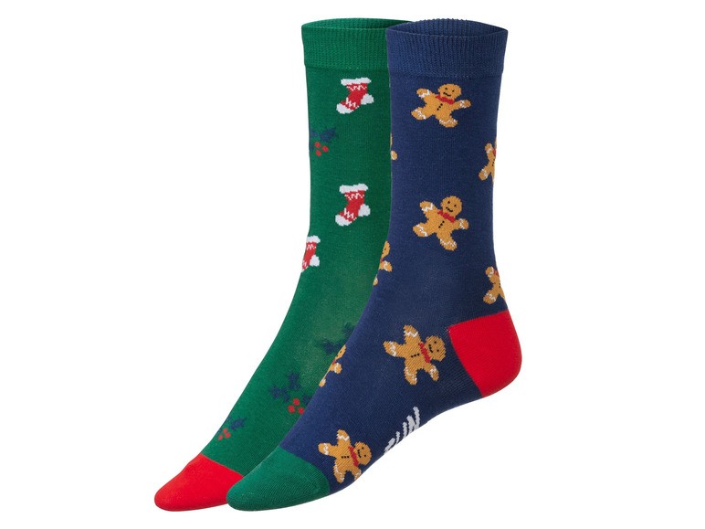 Fun Socks Dámske/Pánske vianočné ponožky v darčekovom balení