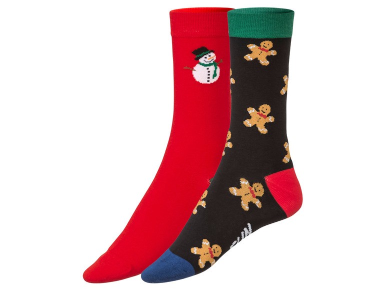 Fun Socks Dámske/Pánske vianočné ponožky v darčekovom balení