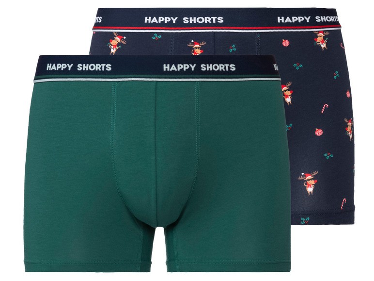 Happy Shorts Pánske vianočné boxerky v darčekovom balení