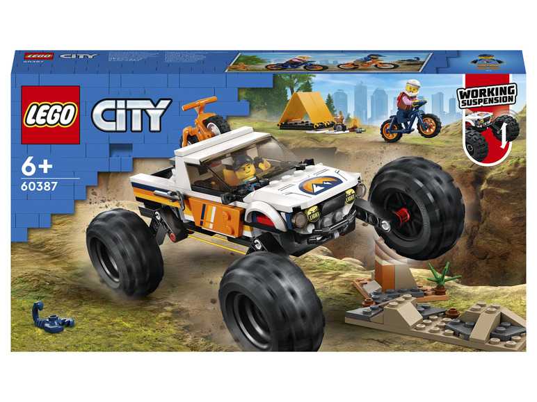 LEGO® City 60387 Dobrodružstvá s terénnym autom 4 x 4 LEGO® City