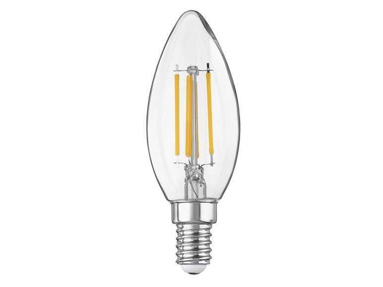 LIVARNO home Filamentová LED žiarovka (sviečka E14) LIVARNO home