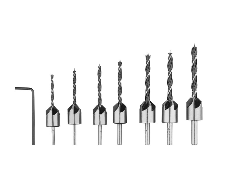 PARKSIDE® Súprava vrtákov PSB 6 A1 (súprava vrtákov so záhlbníkmi do dreva) PARKSIDE®