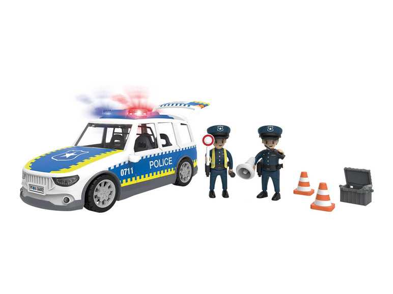 Playtive Doplnok k stavebnici - vozidlo s posádkou (policajné auto) Playtive