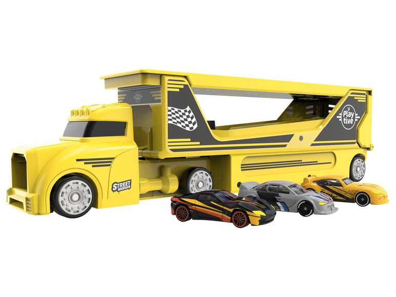 Playtive Racers Autotransportér (žltá) Playtive