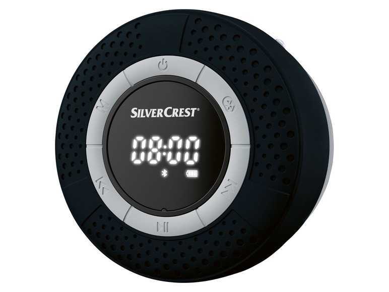 SILVERCREST® Reproduktor do kúpeľne s Bluetooth® SBL 3 D2 (čierna) SILVERCREST®