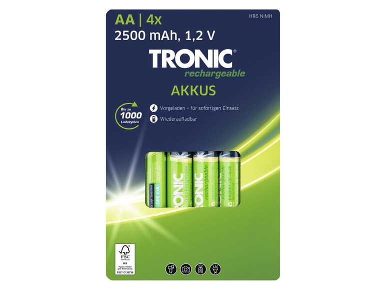 TRONIC® Batérie Ni-MH Ready 2 Use