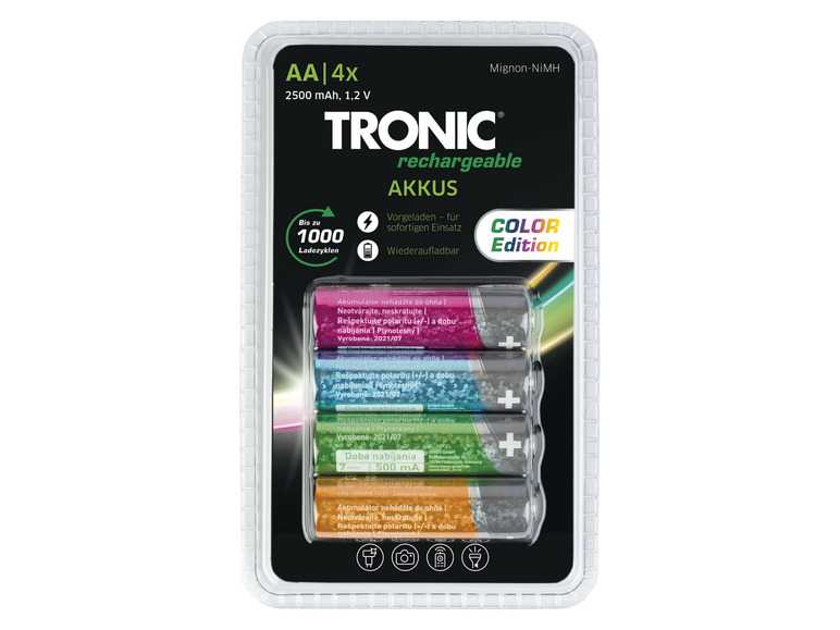 TRONIC® Batérie Ni-MH Ready 2 Use Color