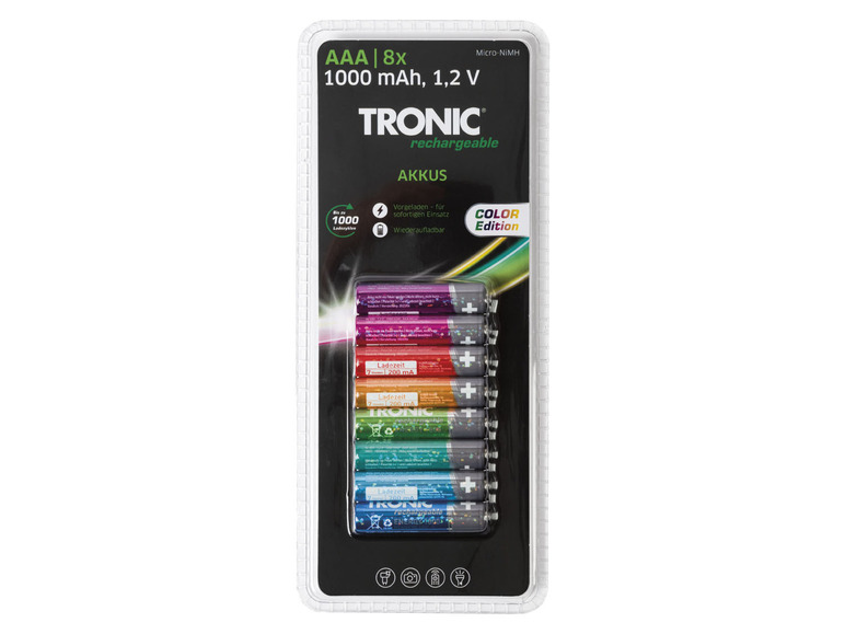 TRONIC® Batérie  Ni-MH Ready 2 Use Color