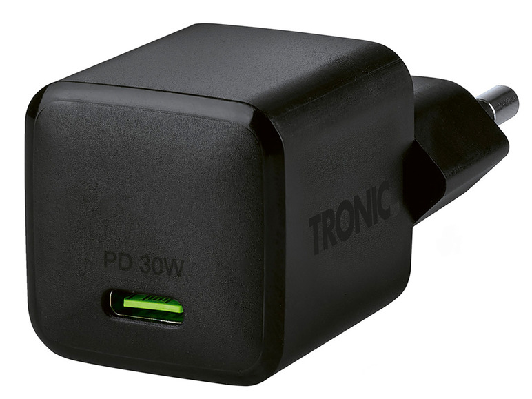 TRONIC® Rýchlonabíjačka USB-C 30 W (čierna) TRONIC®