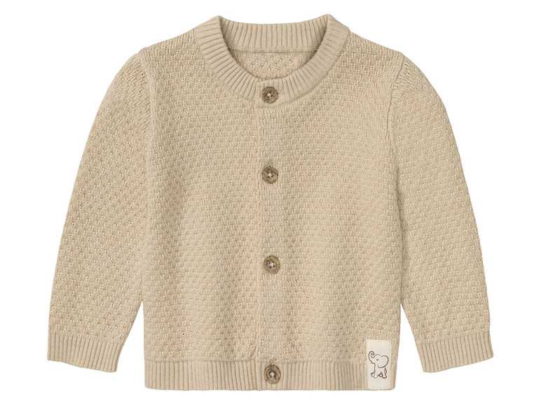 lupilu® Chlapčenský sveter pre bábätká BIO (50/56