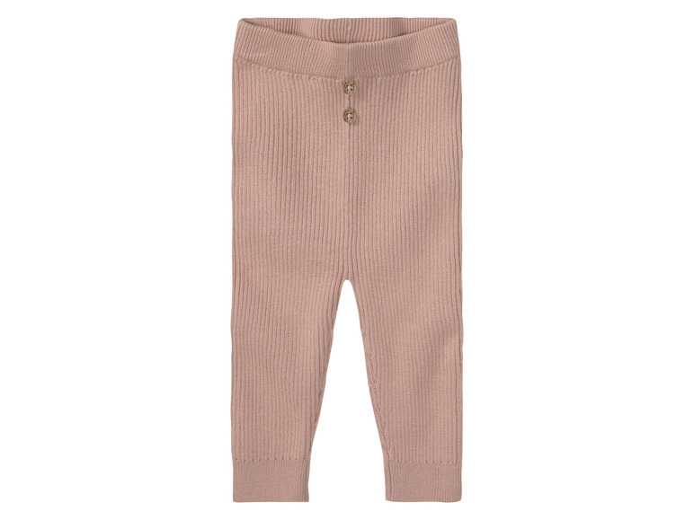 lupilu® Dievčenské pletené nohavice pre bábätká BIO (74/80